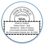 Indiana Notary Seals